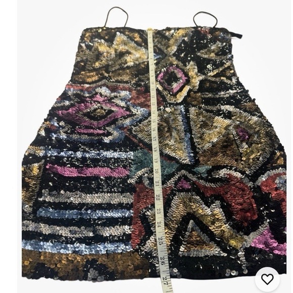 Reformation‎ Mignon Party Dress Sequin Sparkle Glam Cocktail Valentines Prom M - Picture 4 of 6